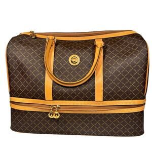 La Tour Eiffel 1887 Vintage Monogram Brown Luggage Duffle Bag ✨